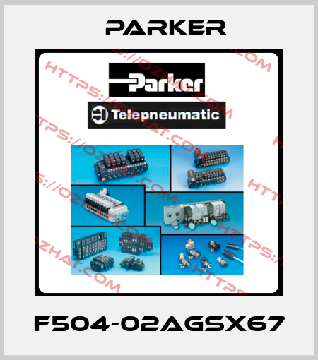 F504-02AGSX67 Parker