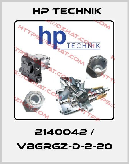 2140042 / VBGRGZ-D-2-20 HP Technik