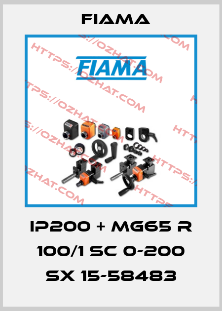 IP200 + MG65 R 100/1 SC 0-200 SX 15-58483 Fiama
