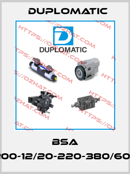 BSA 200-12/20-220-380/60L Duplomatic