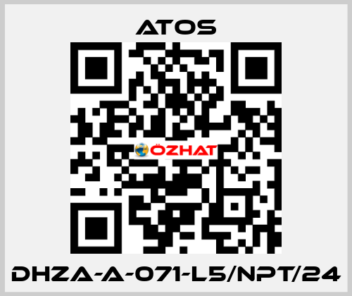 DHZA-A-071-L5/NPT/24 Atos