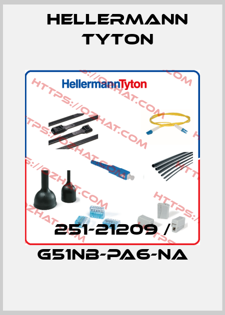 251-21209 / G51NB-PA6-NA Hellermann Tyton