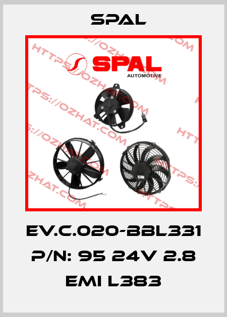 EV.C.020-BBL331 P/N: 95 24V 2.8 EMI L383 SPAL