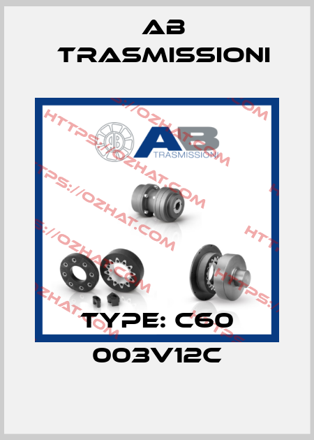 Type: C60 003V12c AB Trasmissioni