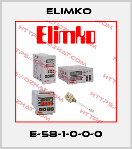 E-58-1-0-0-0 Elimko