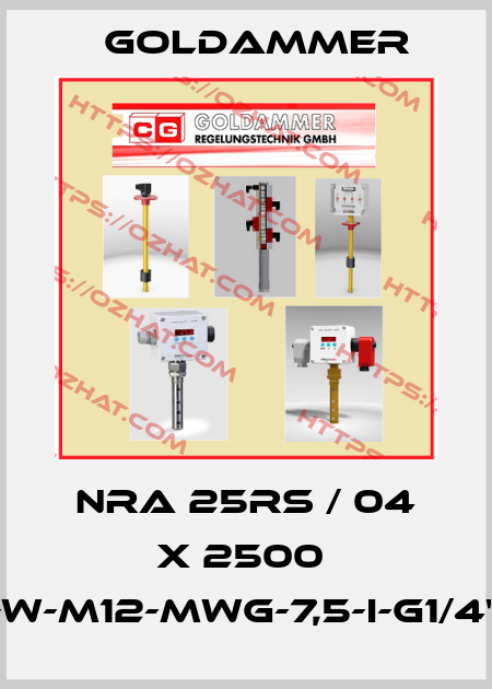 NRA 25RS / 04 x 2500  0/NRAC-W-M12-MWG-7,5-I-G1/4"A-G1/4"E Goldammer