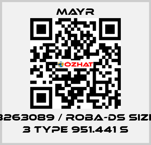 8263089 / ROBA-DS Size 3 Type 951.441 S Mayr