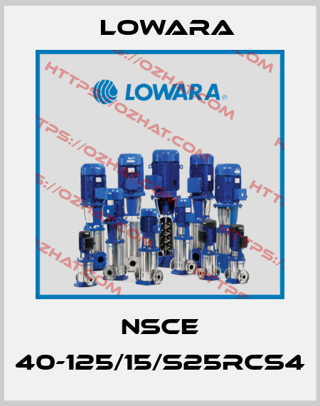 NSCE 40-125/15/S25RCS4 Lowara