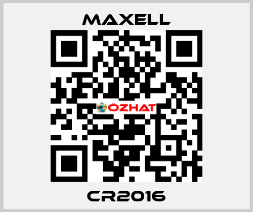 CR2016 MAXELL