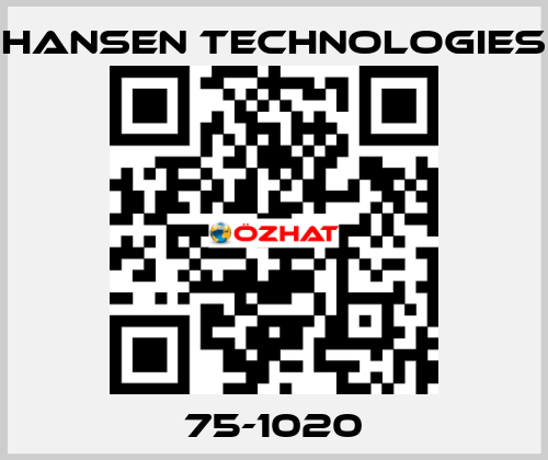 75-1020 HANSEN TECHNOLOGIES
