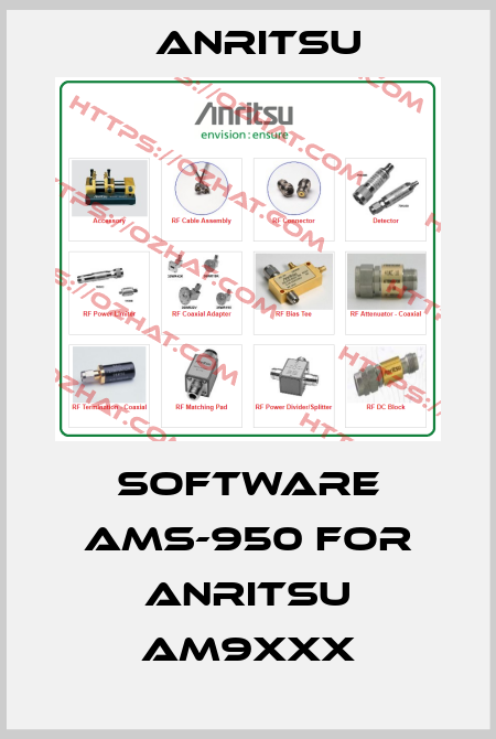 Software AMS-950 for ANRITSU AM9xxx Anritsu