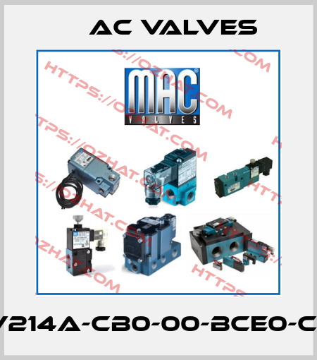 BV214A-CB0-00-BCE0-CTL МAC Valves