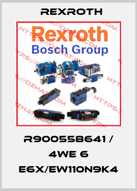 R900558641 / 4WE 6 E6X/EW110N9K4 Rexroth