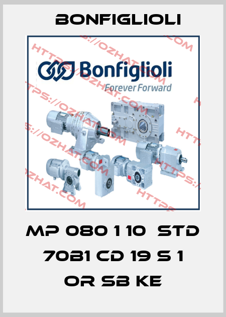 MP 080 1 10  STD 70B1 CD 19 S 1 OR SB KE Bonfiglioli