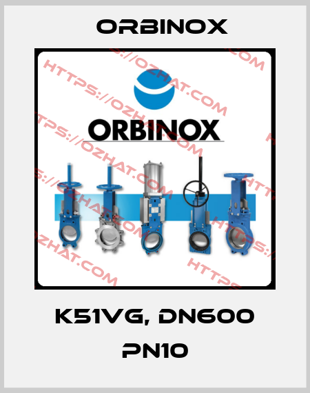 K51VG, DN600 PN10 Orbinox