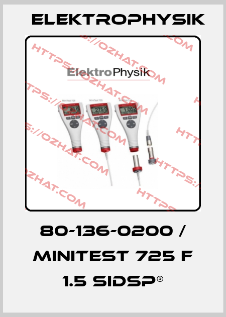 80-136-0200 / MiniTest 725 F 1.5 SIDSP® ElektroPhysik