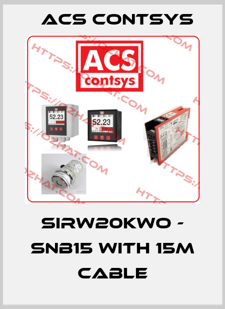 SIRW20KWO - SNB15 with 15m cable ACS CONTSYS