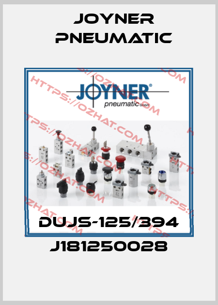 DUJS-125/394 J181250028 Joyner Pneumatic