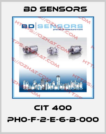 CIT 400 PH0-F-2-E-6-B-000 Bd Sensors
