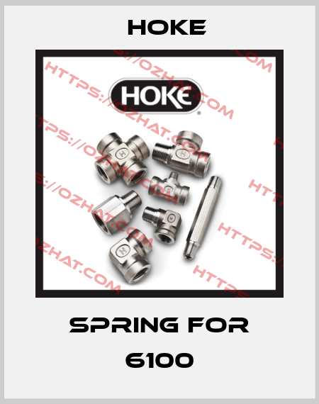 spring for 6100 Hoke