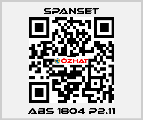 ABS 1804 P2.11 SpanSet