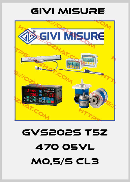GVS202S T5Z 470 05VL M0,5/S CL3 Givi Misure