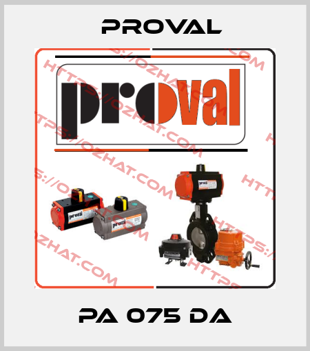 PA 075 DA Proval
