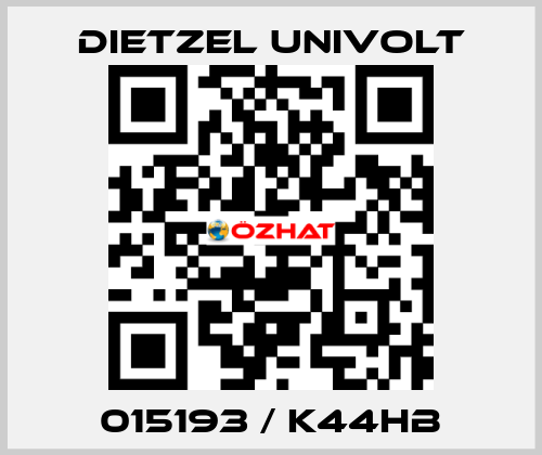 015193 / K44HB Dietzel Univolt