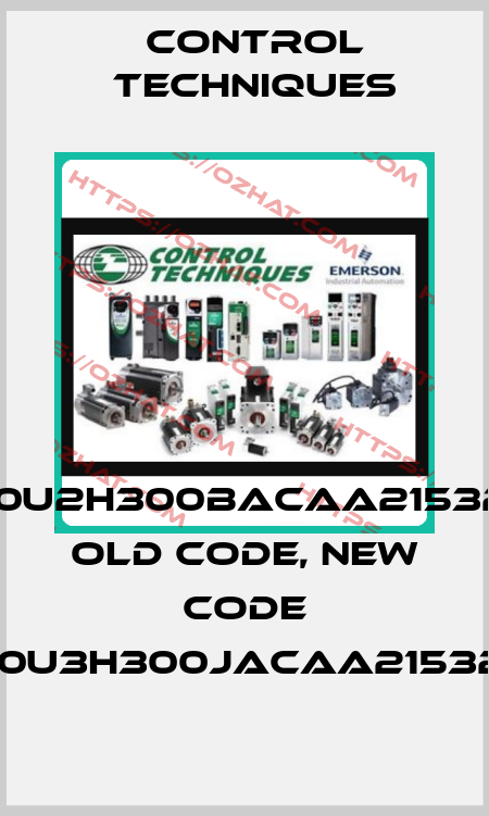 190U2H300BACAA215320 old code, new code 190U3H300JACAA215320 Control Techniques