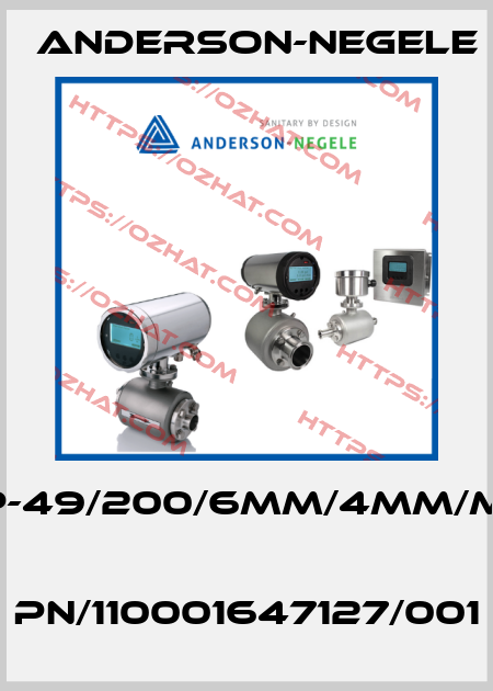 TFP-49/200/6MM/4MM/MPU  PN/110001647127/001 Anderson-Negele