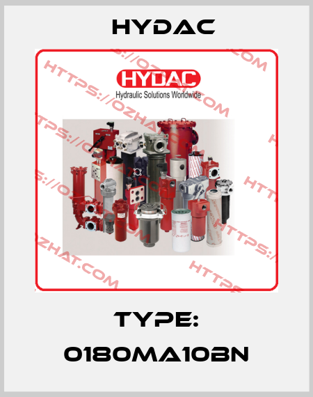 Type: 0180MA10BN Hydac