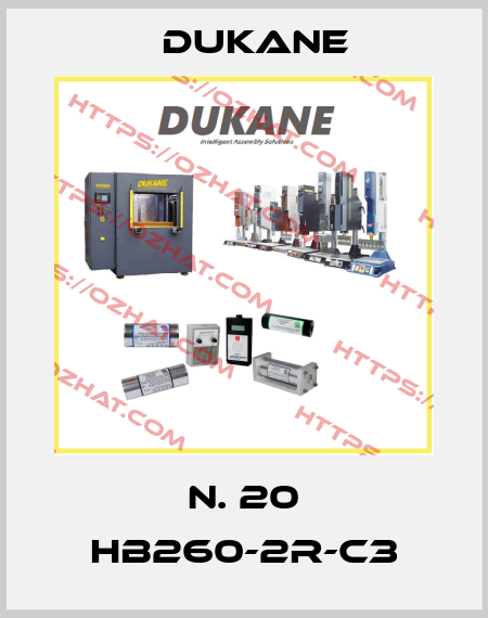 N. 20 HB260-2R-C3 DUKANE