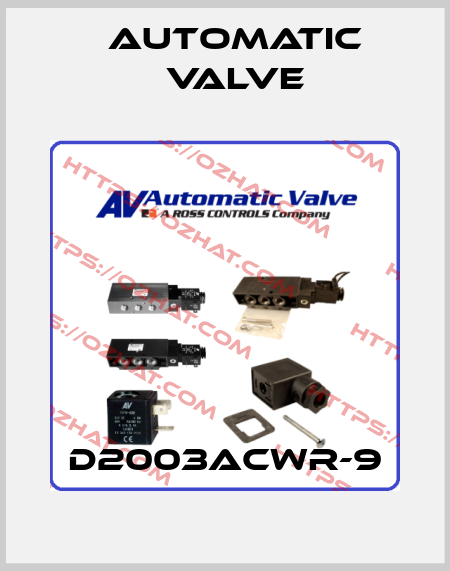 D2003ACWR-9 Automatic Valve