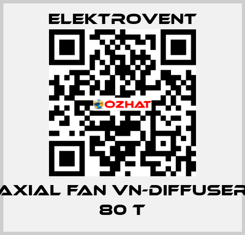 Axial fan VN-Diffuser 80 T ELEKTROVENT