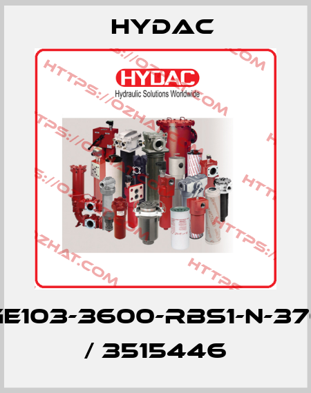 PGE103-3600-RBS1-N-3700 / 3515446 Hydac