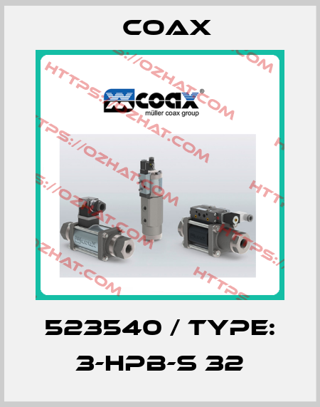 523540 / TYPE: 3-HPB-S 32 Coax