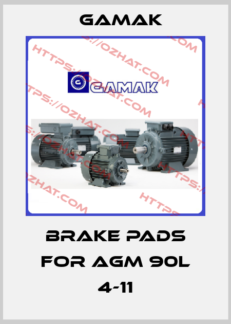 brake pads for AGM 90L 4-11 Gamak