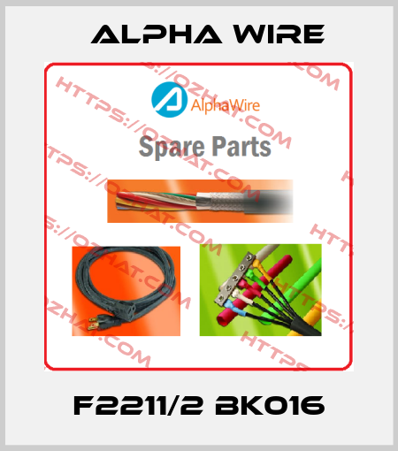 F2211/2 BK016 Alpha Wire