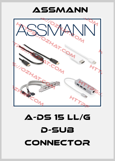 A-DS 15 LL/G D-sub connector Assmann
