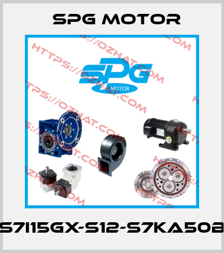 S7I15GX-S12-S7KA50B Spg Motor