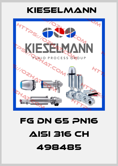 FG DN 65 PN16 AISI 316 CH 498485 Kieselmann