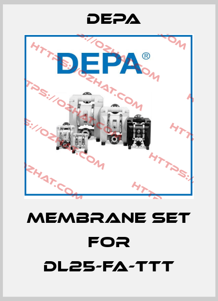 Membrane set for DL25-FA-TTT Depa