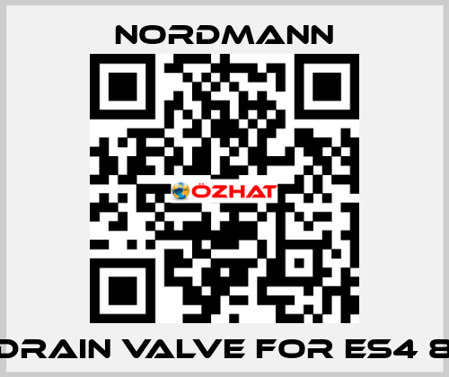 drain valve for ES4 8 Nordmann