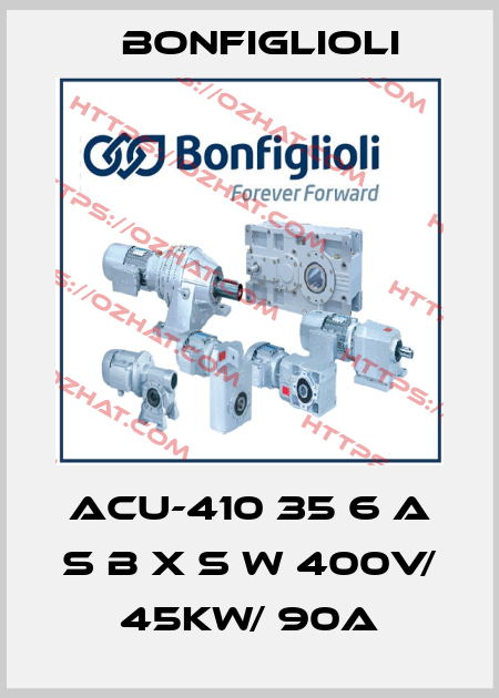 ACU-410 35 6 A S B X S W 400V/ 45kW/ 90A Bonfiglioli