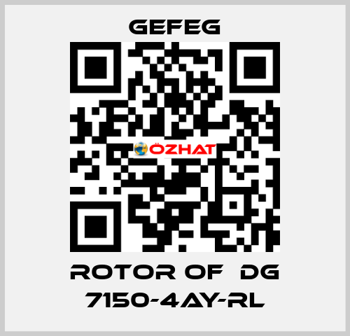 rotor of  Dg 7150-4AY-RL Gefeg
