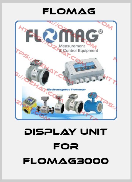 display unit for FLOMAG3000 FLOMAG