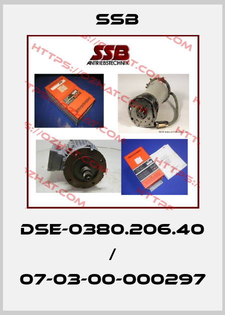 DSE-0380.206.40 / 07-03-00-000297 SSB