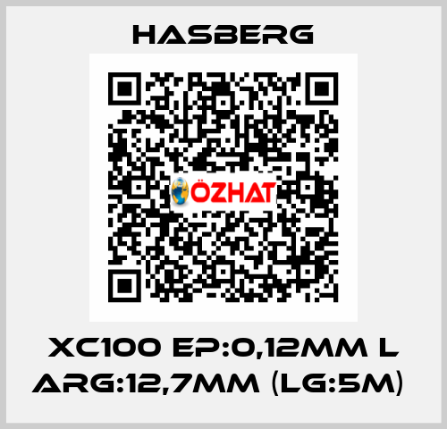XC100 EP:0,12MM L ARG:12,7MM (LG:5M)  Hasberg