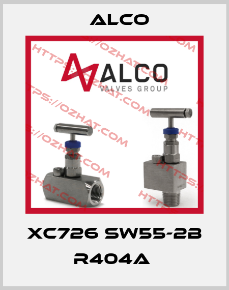 XC726 SW55-2B R404A  Alco