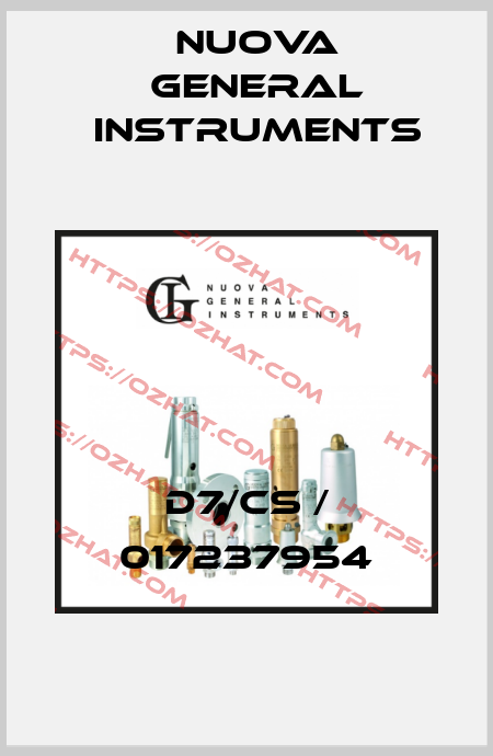 D7/CS / 017237954 Nuova General Instruments